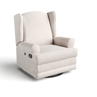 ivory reclining glider angled