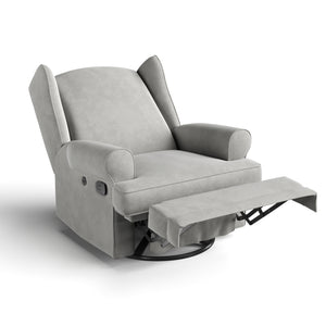ivory reclining glider reclined angled 