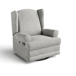 Steel reclining glider angled 