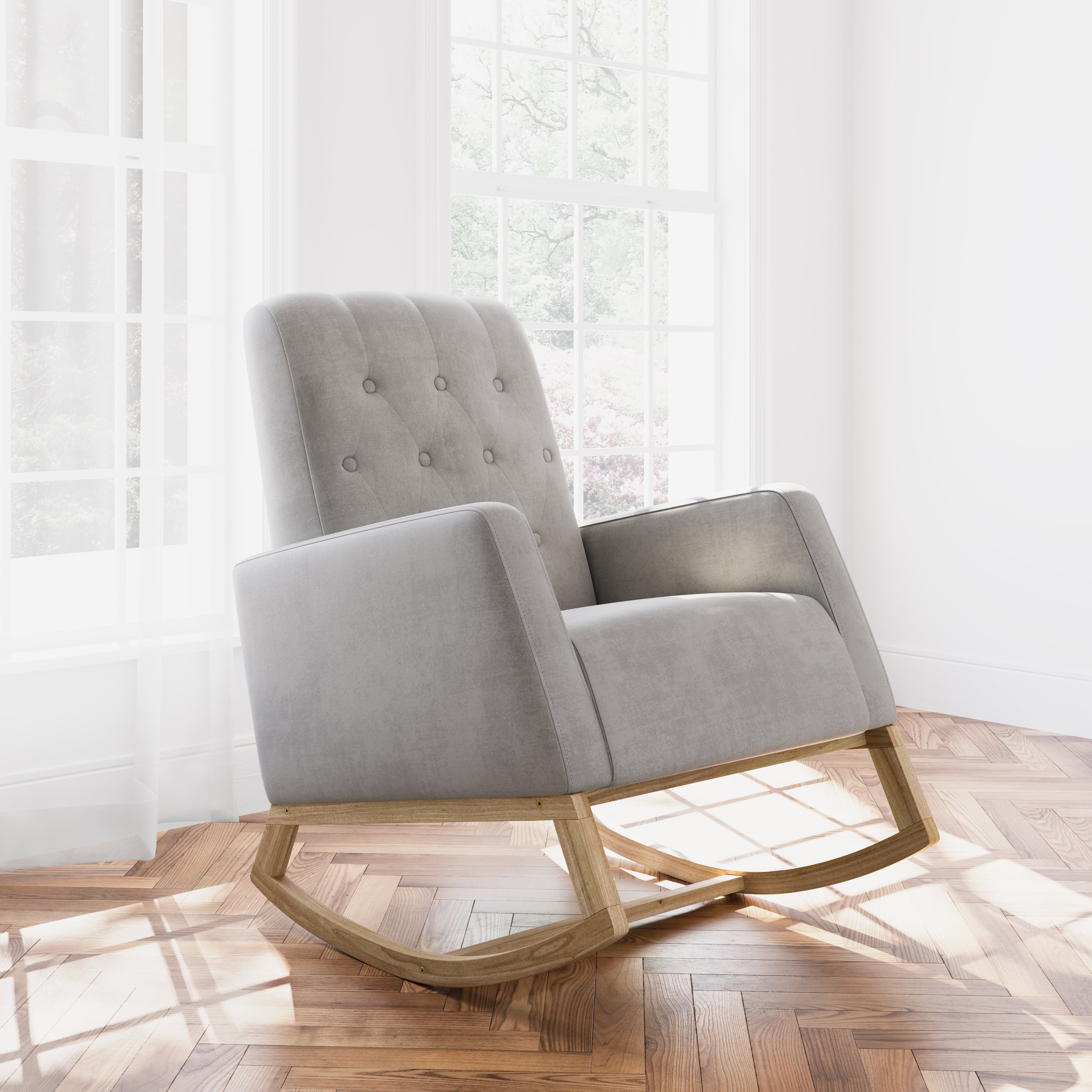 Storkcraft® Northern Lights® Upholstered Nursery Rocker.
