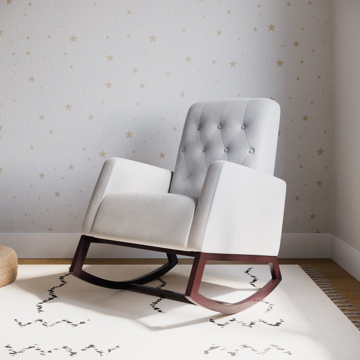 Storkcraft® Northern Lights® Upholstered Nursery Rocker.