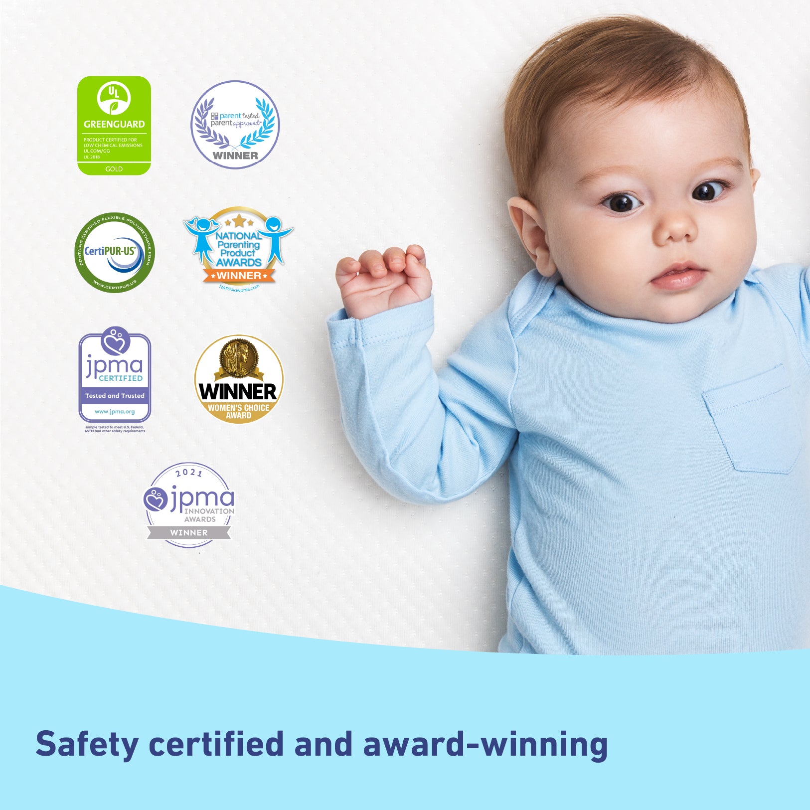 Graco® Premium Foam Crib and Toddler Mattress.
