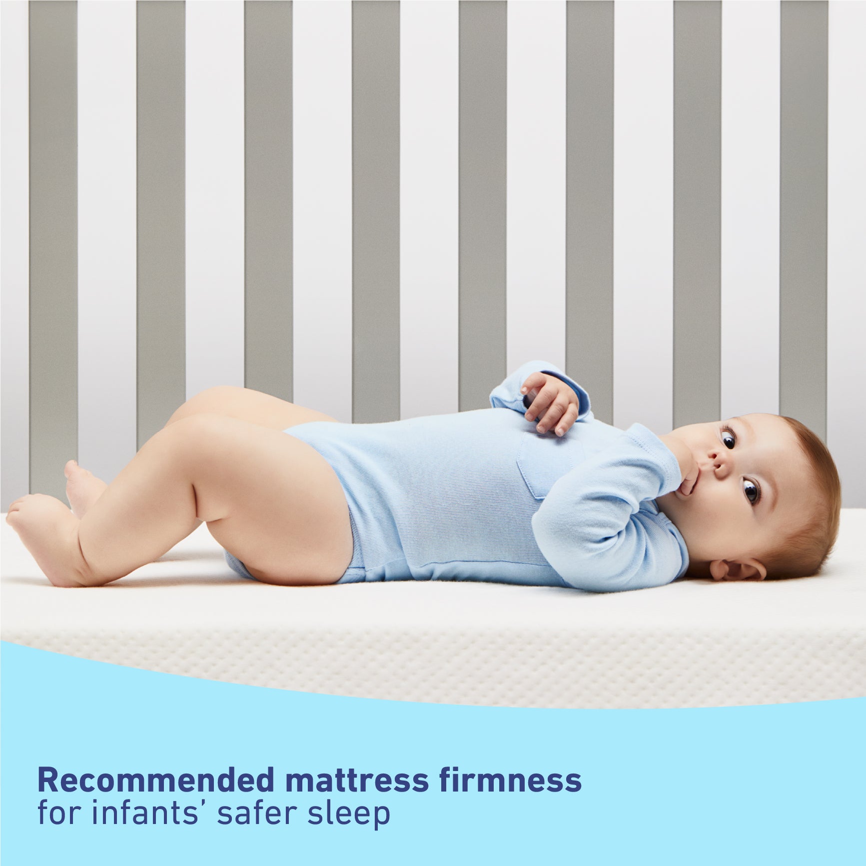 baby on mattress