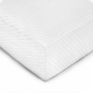 Close-up view of baby mattress cover