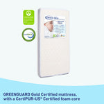 Graco® Ultra 2-in-1 Premium Dual-Sided Crib and Toddler Mattress.