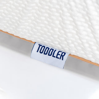 Close-up view of Baby mattress on the toddler side 