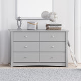 Storkcraft® Crescent 6 Drawer Dresser.