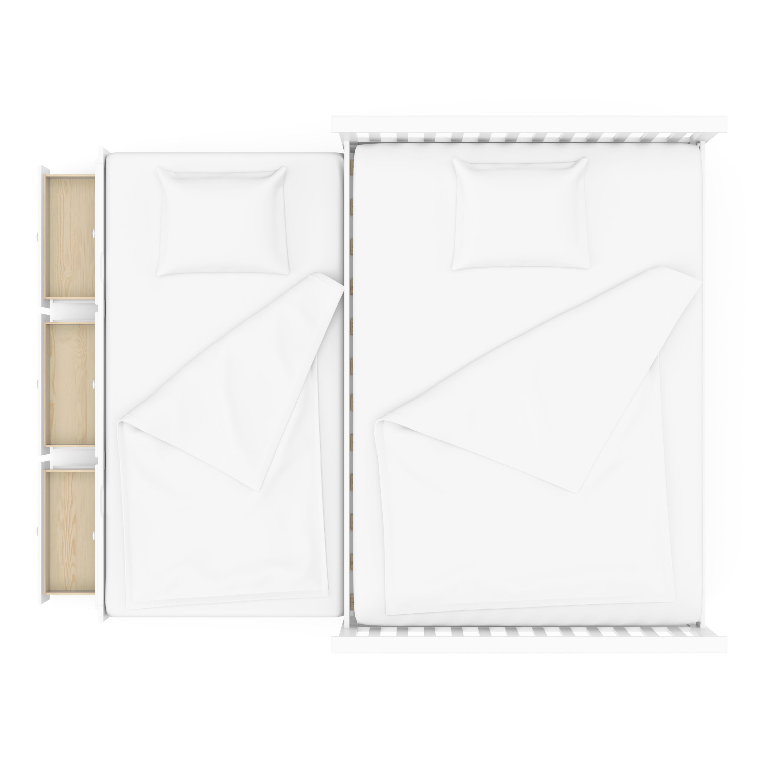 Storkcraft® Marco Island Full Captain's Bed with Trundle Bed.