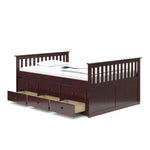 Storkcraft® Marco Island Full Captain's Bed with Trundle Bed.