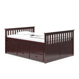 Storkcraft® Marco Island Full Captain's Bed with Trundle Bed.