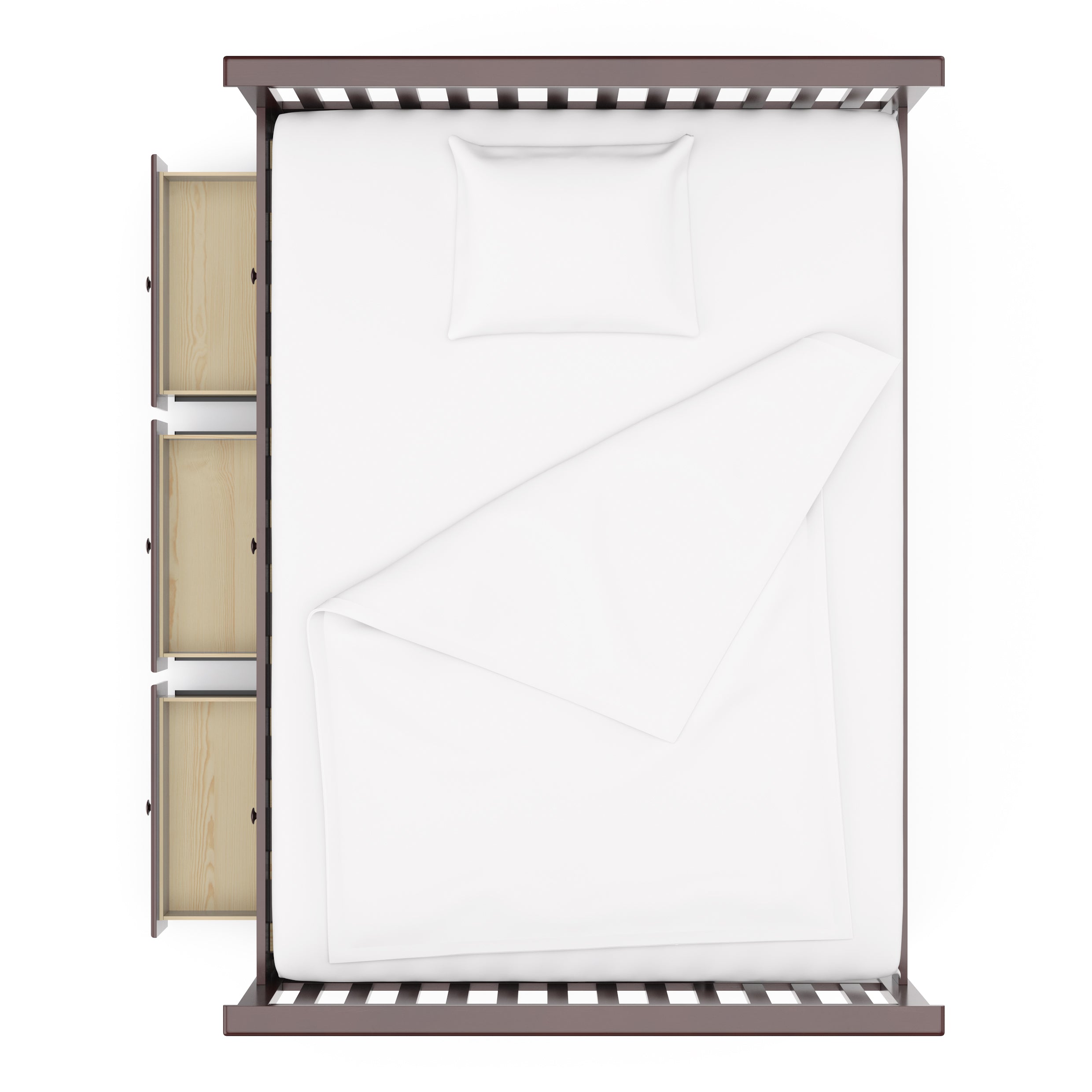 Storkcraft® Marco Island Full Captain's Bed with Trundle Bed.