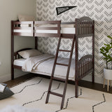 Storkcraft® Long Horn® Convertible Twin-over-Twin Bunk Bed.