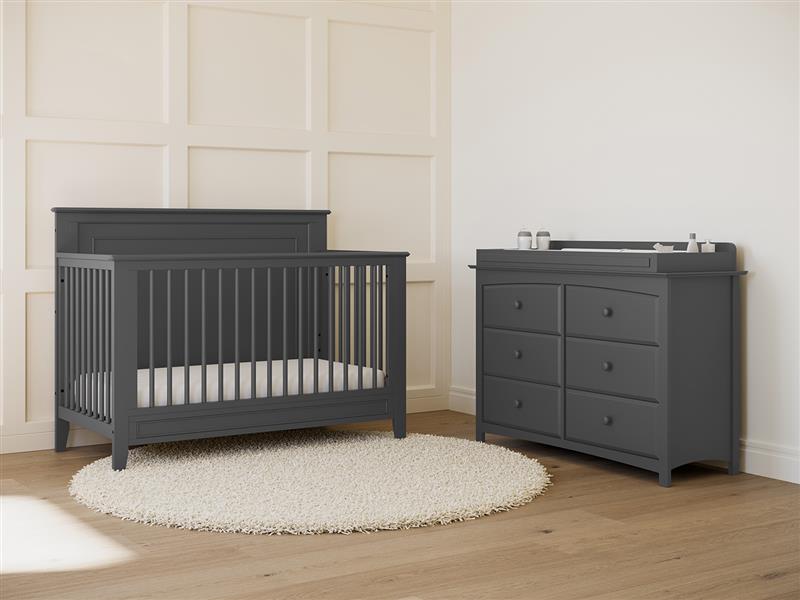Storkcraft® Solstice 5-in-1 Convertible Crib.