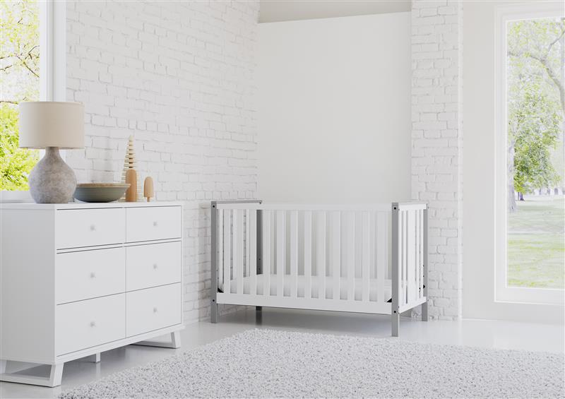 Storkcraft® Modern Pacific 4-in-1 Convertible Crib.