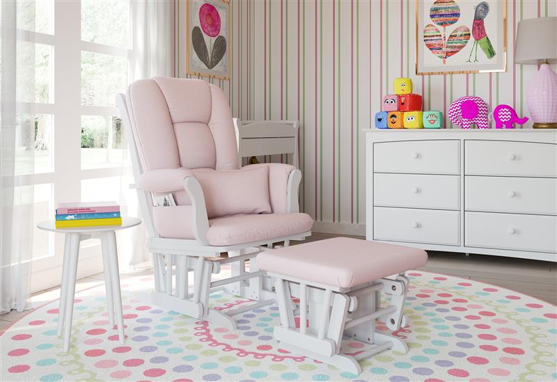 Storkcraft® Tuscany Premium Glider & Ottoman.