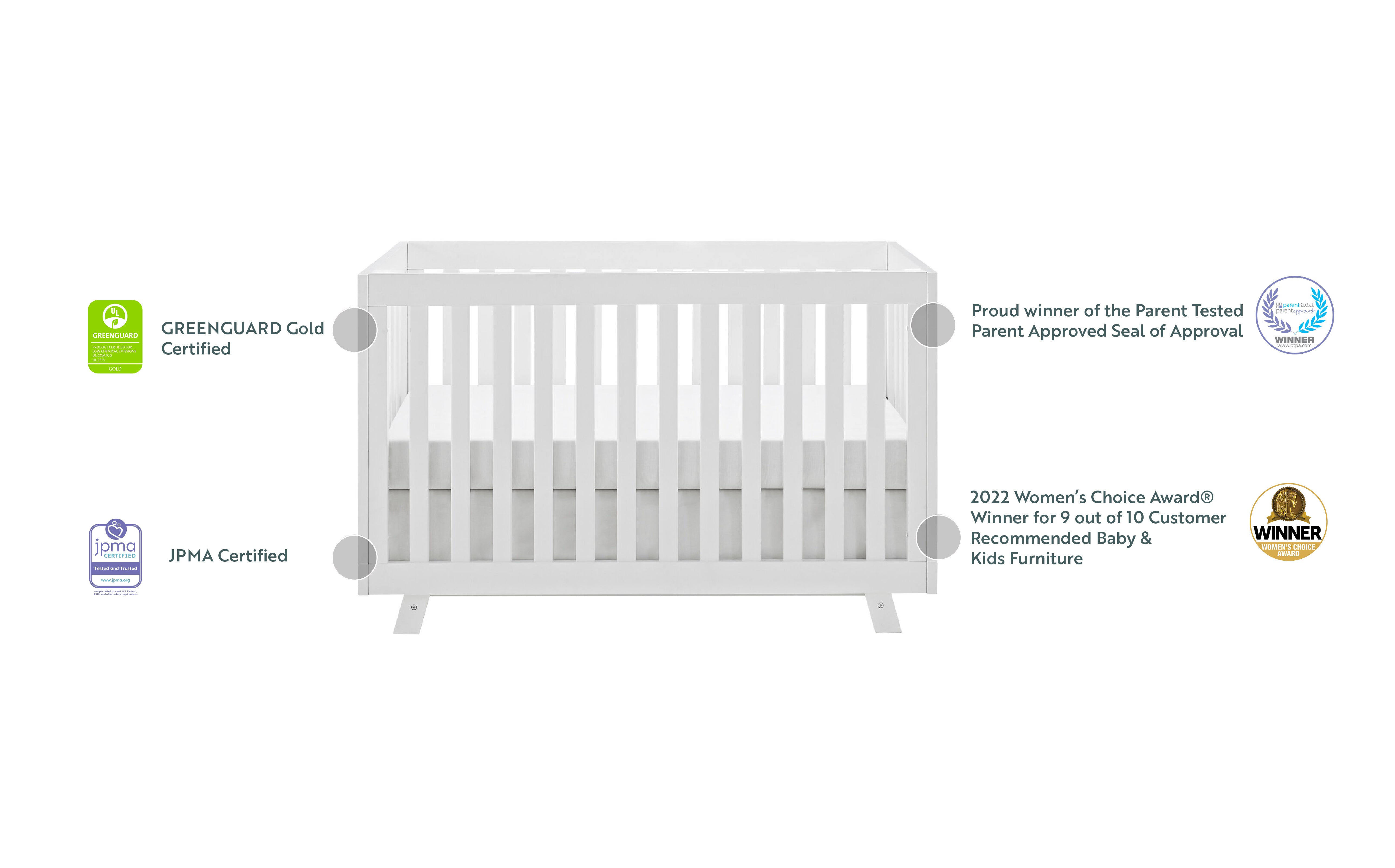 Storkcraft® Beckett® 3-in-1 Convertible Crib.