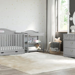 Graco® Story Customizable 5-in-1 Convertible Crib with Drawer.