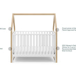 Storkcraft® Orchard 6-in-1 Convertible Canopy Crib.
