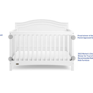 White crib certificates graphic