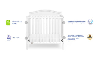 White crib certifications graphic