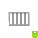 pebble gray toddler safety guardrail with GREENGUARD Gold Certification