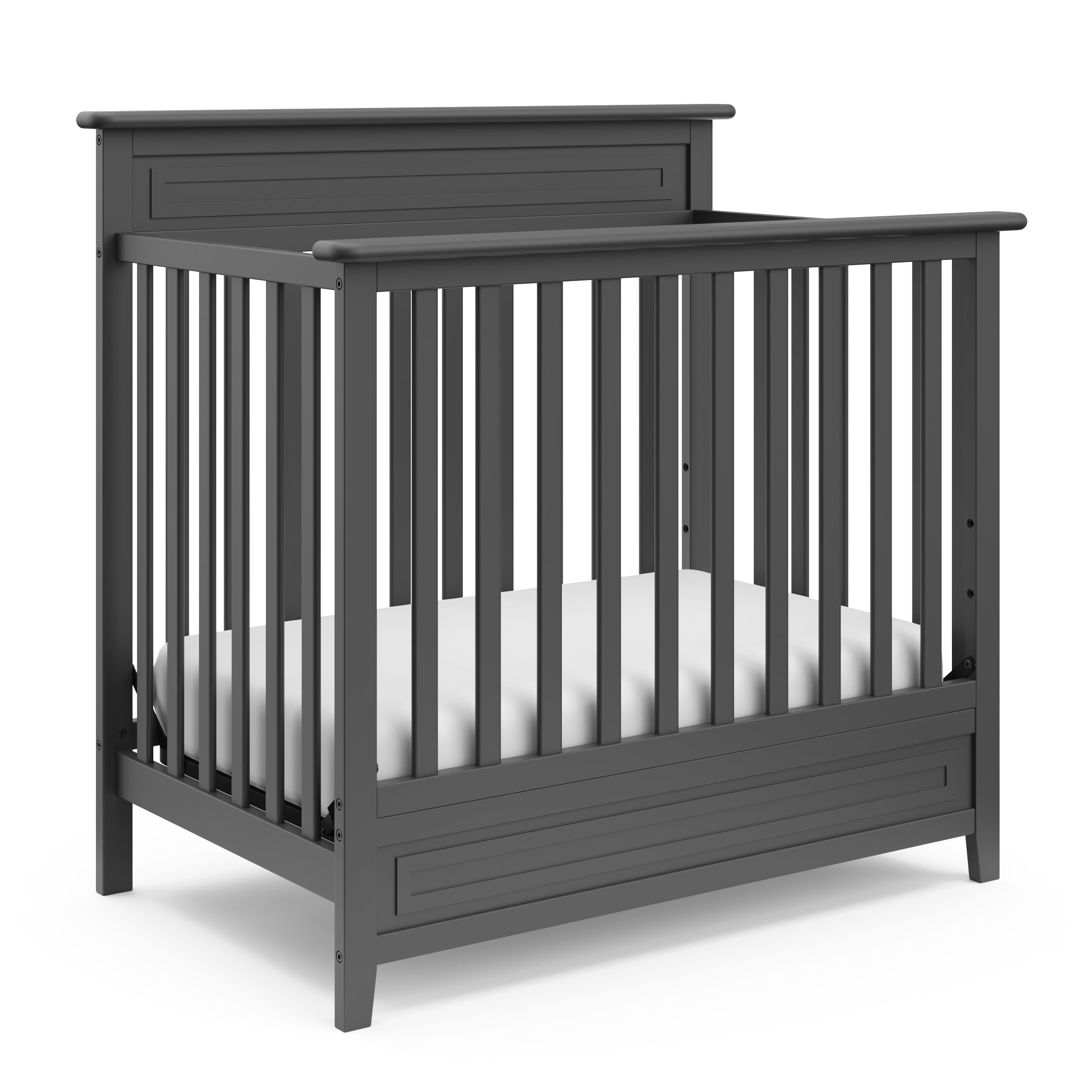 Storkcraft gray crib top