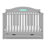 Graco® Story Customizable 5-in-1 Convertible Crib with Drawer.