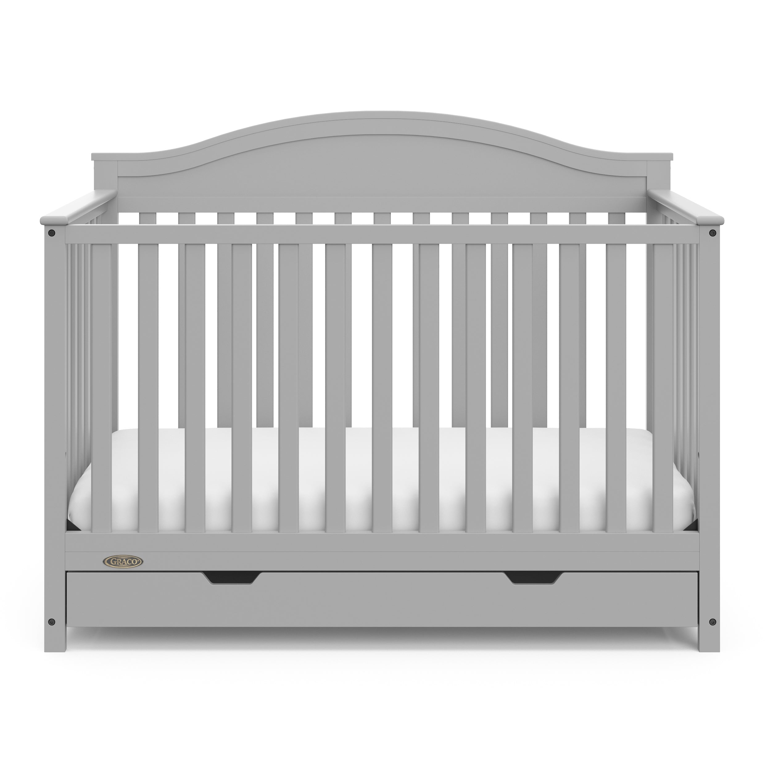 Graco® Story Customizable 5-in-1 Convertible Crib with Drawer.